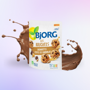 BJORG Bouchées Cacahuètes Pépites de Chocolat BIO