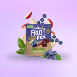 Fruit Ride Ruban de fruits Myrtille Pomme BIO